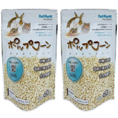 PetBest 午後の小品小動物 粟米爆米花, 60g, 2入