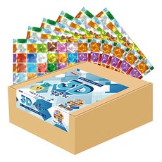 YOUNG ART 3D方塊色紙, 1色, 180個