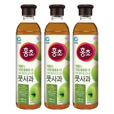 홍초 풋사과 음용식초, 900ml, 3개
