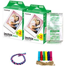 FUJIFILM 富士 instax 迷你拍立得空白底片 50張+隨機贈品, 單品, 1組