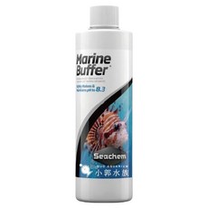 Seachem 西肯 Marine Buffer 海水PH緩衝劑 安全提升並維持PH值至8.3, 250ml, 1瓶
