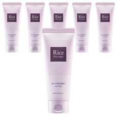 온더바디 라이스테라피 쌀겨 스크럽 폼 클렌저, 150g, 6개