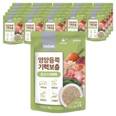 이즈칸 고양이 영양듬뿍 기력보충, 닭고기야채죽, 80g, 24개