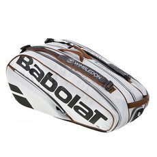 BABOLAT 2025 Pure Wimbledon RH9 網球袋 751229, 1個, 白色