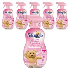 Snuggle 熊寶貝 Mellow Sunshine 快乾衣物織品除臭劑 正裝, 6個, 470ml