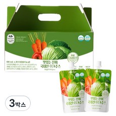 유기농마루 정품 맛있는 진짜 국내산 CCA 주스, 2L, 3박스