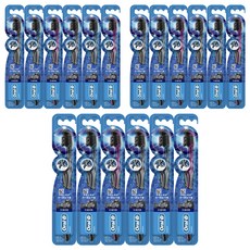 Oral-B 歐樂B Cross Action 美白炭牙刷, 6入, 3個