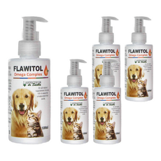 優寶 Flawitol Omega Complex 寵物營養滴液 160ml, 活膚益毛, 5瓶