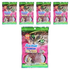 A star 貓專用零食,細切鮪魚條, 優質肉品製成, 無添加色素, 45g, 5包