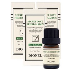 DIONEL 女性私密處香氛油 清新花園香, 3瓶, 5ml