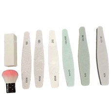 8種指甲打磨套組 MB_01_01, 混色, 1套