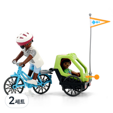 Playmobil 摩比人 自行車旅行公仔組 70601, 2套