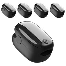 液晶指尖脈搏血氧機 (家用型), 黑色, 3.7cmX5.9cmX3.5cm, ABS材質, SH-81, 5台