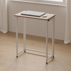 소프시스 듀얼 폴딩 책상 600, 화이트 + 화이트