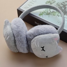 HanNal 閉眼可愛貓咪耳罩