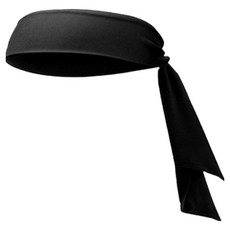 運動吸汗髮帶, 黑色, 1個