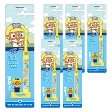 스탠딩 유아 칫솔, 6개, 1개입, 뽀로로