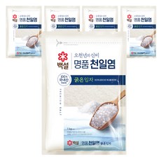 五千年之謎 粗粒天日鹽, 1kg, 5個