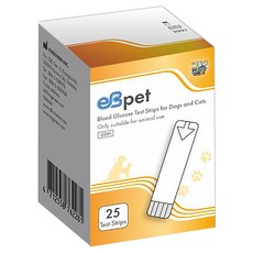 eBmonitor 醫必 寵物血糖機試紙 LS-05 貓狗專用 25入, 1個
