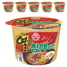 OTOKI 不倒翁 敞開吧 芝麻拉麵 碗裝 110g, 6個