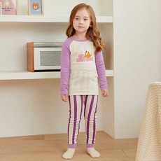 몰리멜리프렌즈 아동용 치타 래글런 실내 상하복 세트