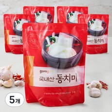 곰곰 국내산 동치미, 1kg, 5개