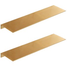 EVER HOUSE 免打孔奢華浴室置物架, 2個, 金色