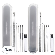 생활공식 스텐 귀청소 귀이개 6종 세트, 4세트