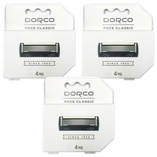 DORCO 多可樂客 經典刮鬍刀片, 4入, 3套