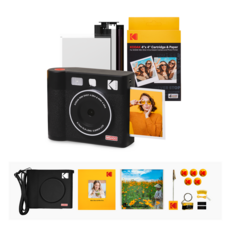 코닥 미니샷4 ERA 즉석카메라 + 카트리지 + 액세서리 세트, MS400(Black), 1세트