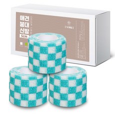 DING DONG PET 自黏式寵物繃帶鞋, 格紋(天空藍)