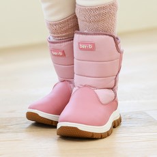 BAYB 유아용 패딩 방한 털부츠