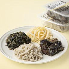 슈퍼키친 바로만든 나물반찬 건곤드레나물볶음 100g + 도라지나물 100g + 가지나물 140g + 들깨무나물 130g 세트, 470g, 1세트