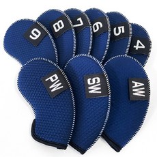 J.BIG SPORTS 布料高爾夫鐵桿套, 海軍藍