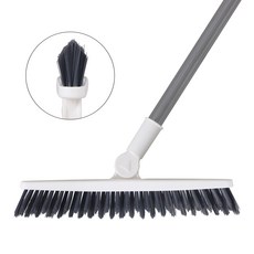 코멧 V자 롱 스탠드 화장실 바닥 청소솔, 1개, 화이트