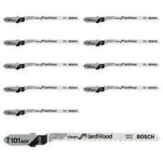 BOSCH 博世 木工用曲線鋸片 T101AOF, 10個