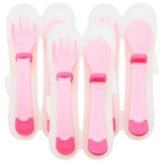 Simba 小獅王辛巴 美味兒童叉匙組, 叉子+湯匙, 莓果粉色, 3組