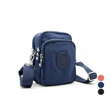 LULU 防水迷你斜背包+配件組 隨機出貨, 藍色, 藍色系