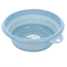 Winprice 折疊式多功能臉盆 L號, 薄荷綠, 1入