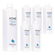 레이펄스 워터리스 샴푸 리필, 500ml, 6개