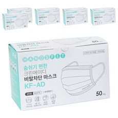 핸즈핏 비말차단 마스크 대형 KF-AD, 50개입, 6개