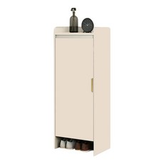 一門矮鞋櫃 341-HY, 奶白色, 6層