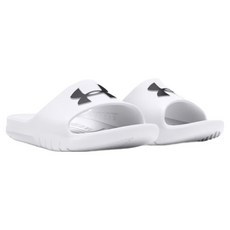Under Armour 安德瑪 男女款 CORE PTH 拖鞋 3021286-100, 白色, 26cm