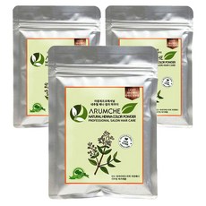 아름채 내추럴헤나 케미칼 파우더 100g, 라이트브라운, 3개