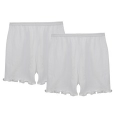 플레이몰 여아용 베이직 셔링속바지 2p