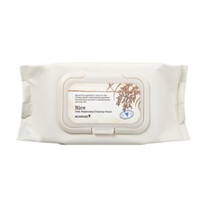 SKINFOOD 大米亮白潔面濕紙巾, 80片, 1包