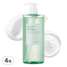 Eunyul Daily Care 純凝膠泡沫潔面乳, 4個, 512ml