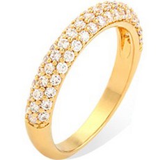 여성용 모던 브라이트 반지 + 케이스