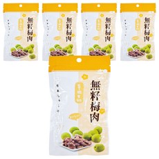 手摘果物 無籽梅肉, 18g, 5包
