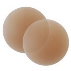 矽膠胸貼 棕色 10cm, 1套